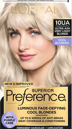 Cool Blonde Fade-Defying Shine Permanent Hair Color