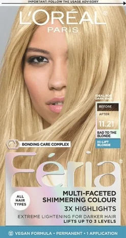 Multi-Faceted Shimmering Permanent Hair Color