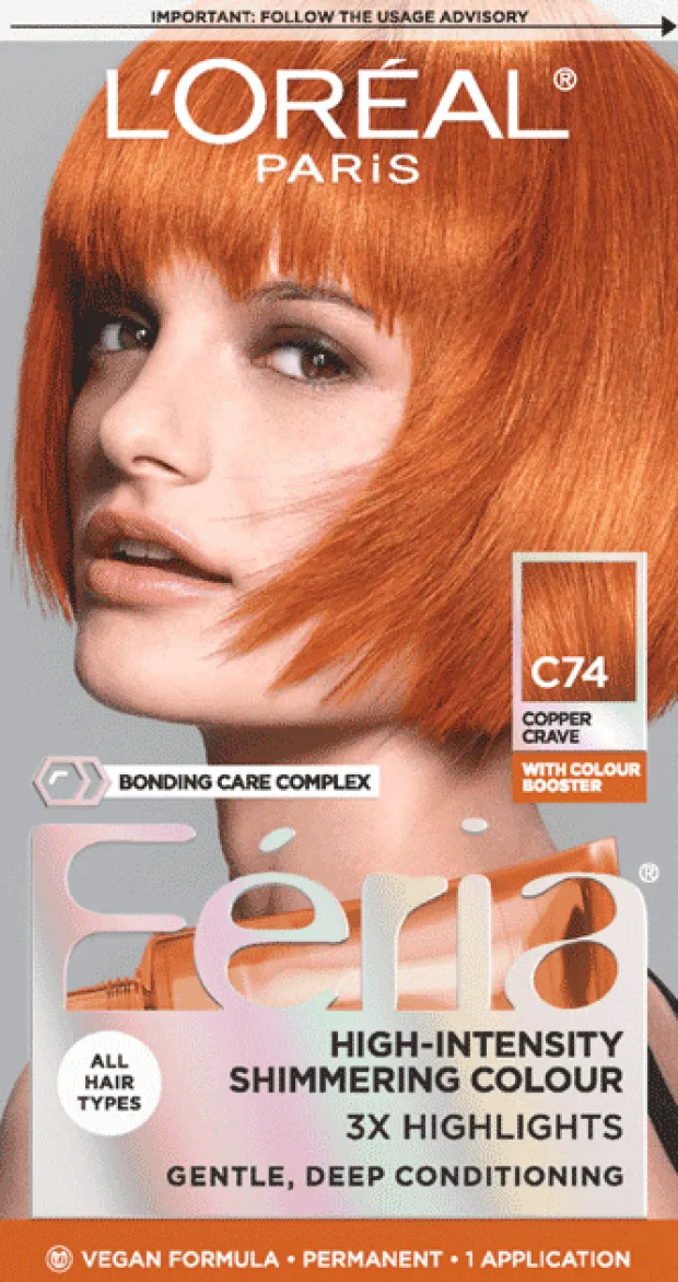 Multi-Faceted Shimmering Permanent Hair Color