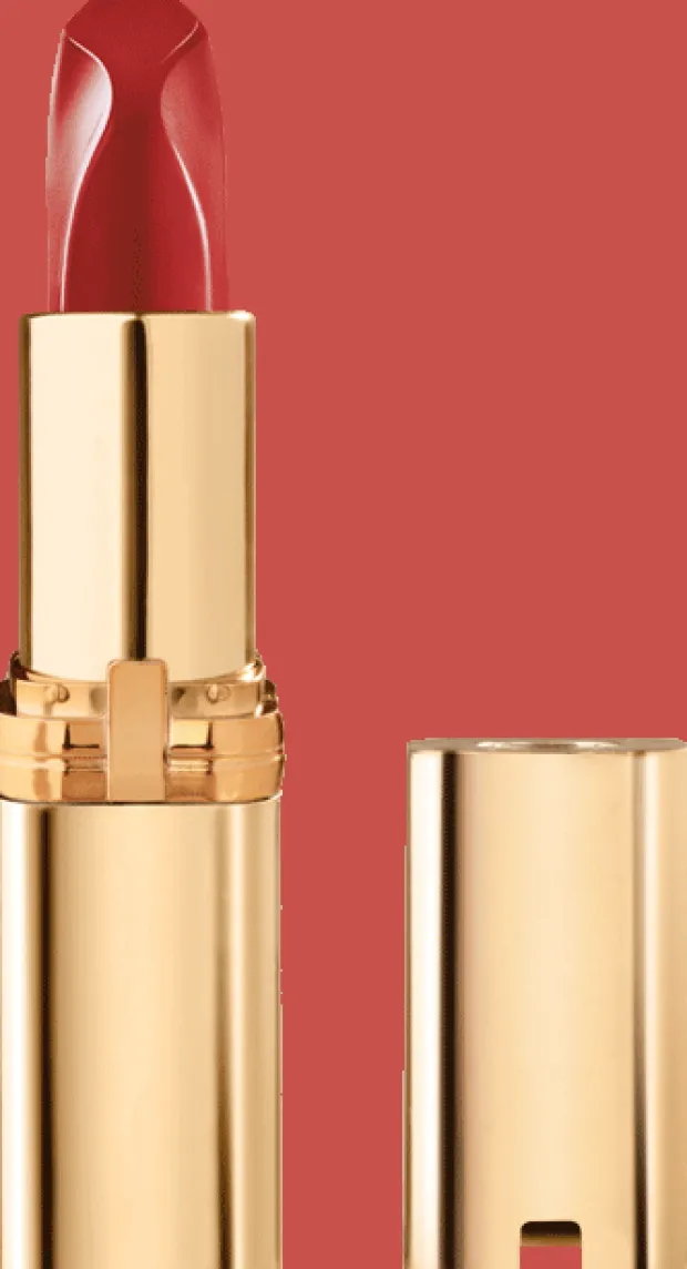 Reds Of Worth Satin Lipstick With Saturated Color