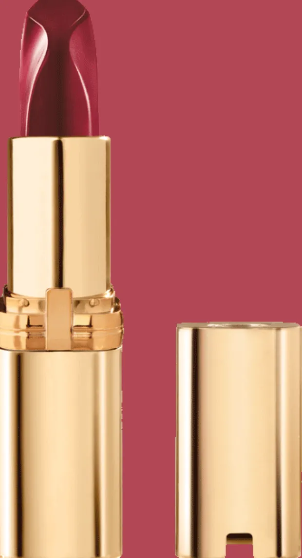 Reds Of Worth Satin Lipstick With Saturated Color
