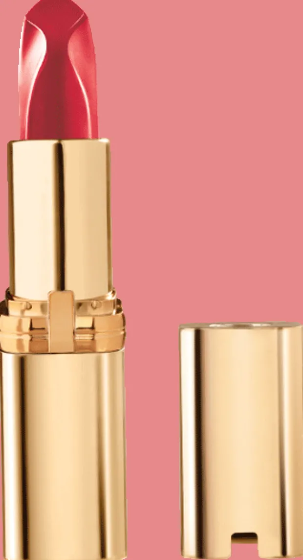 Reds Of Worth Satin Lipstick With Saturated Color