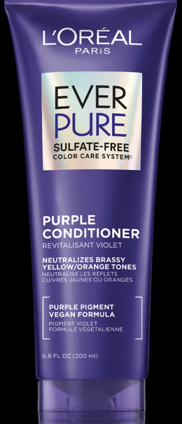 Sulfate Free Purple Conditioner for Toning Blonde Hair